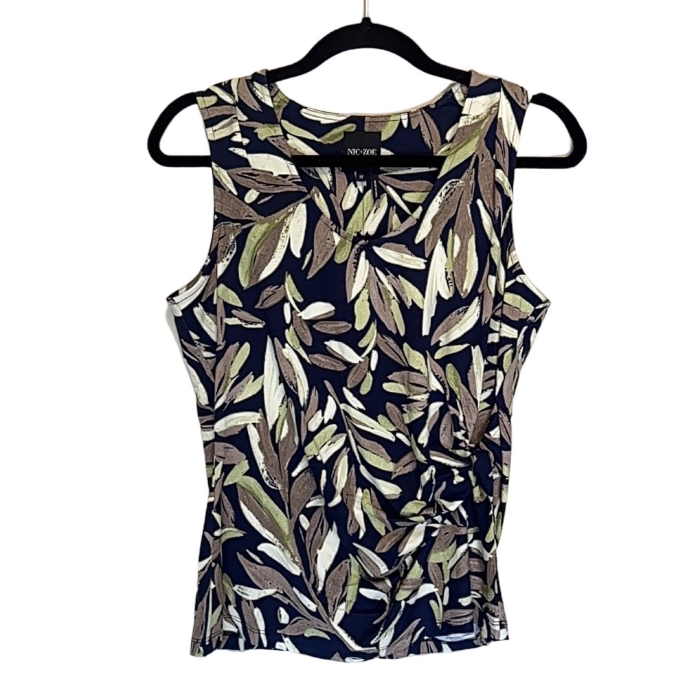 Nic & Zoe “Leafy” Sleeveless Top